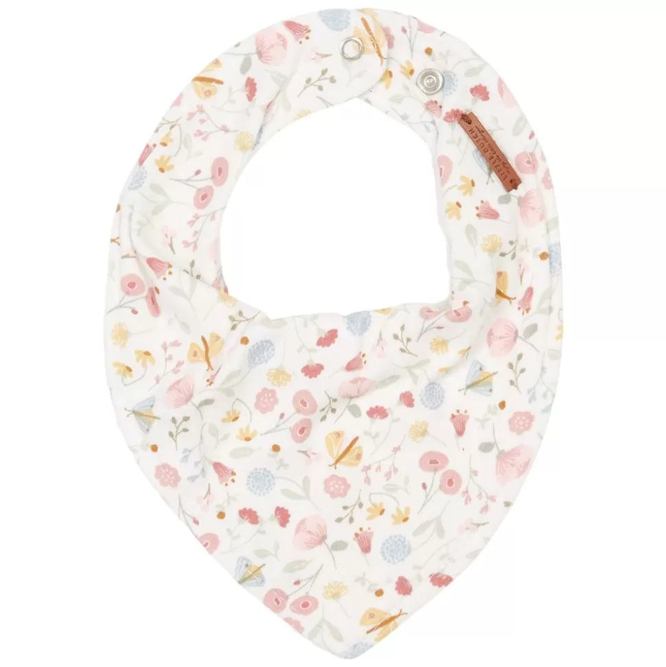 Bavoir Bandana Flowers & Butterflies - Pink | Little Dutch Shop