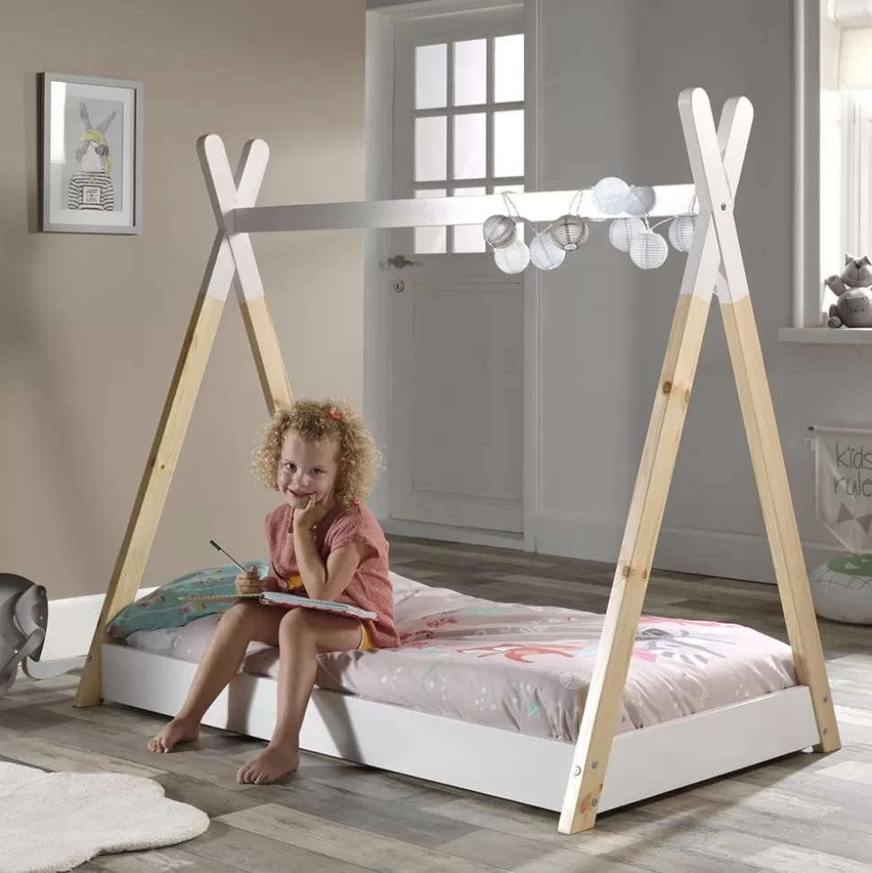 Lit Bebe Tipi Blanc - 70 X 140 Cm | JAXX Sale