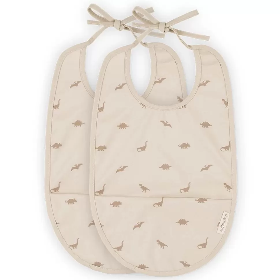 Lot De 2 Bavoirs - Dinosaur Oatmeal | That's Mine Flash Sale