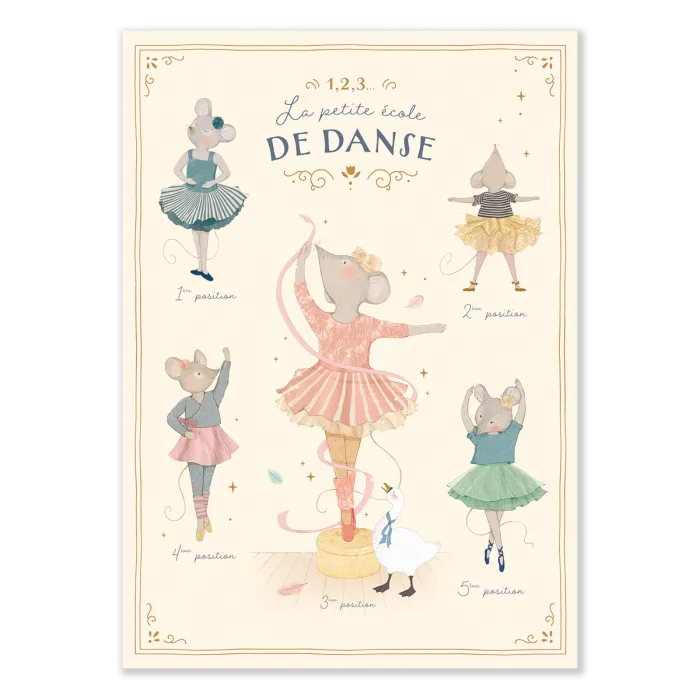 Affiche-50x70cm-La-petite-école-de-danse Meilleure Vente Affiche 50x70cm La petite école de danse