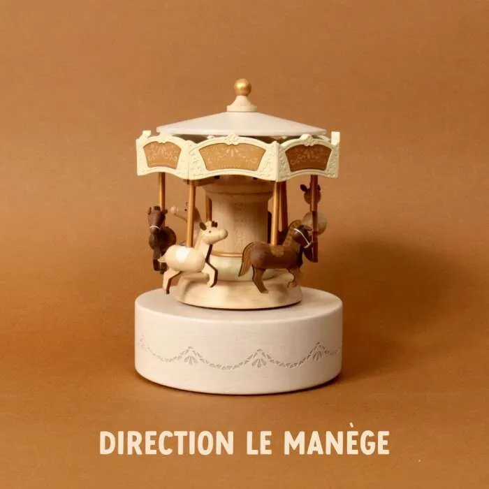 Boîte-à-musique-Carrousel-Wooderful-Life Offre Du Jour Boîte à musique Carrousel Wooderful Life