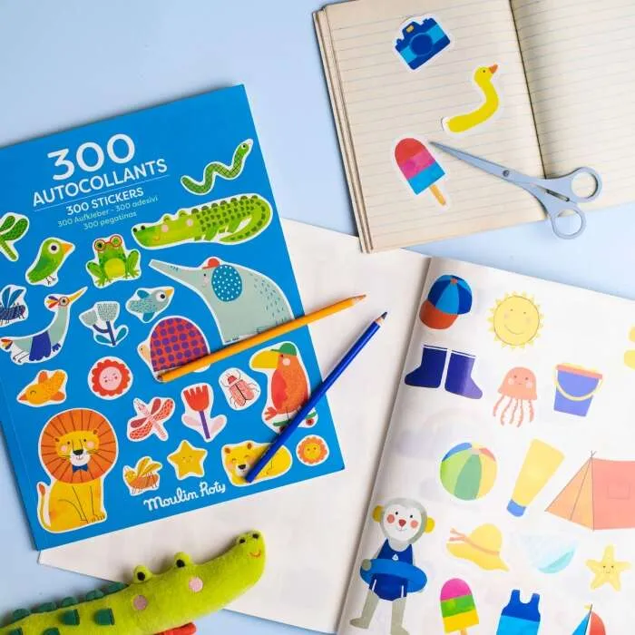 Cahier-de-300-stickers-Les-Toupitis-Moulin-Roty Solde Cahier de 300 stickers Les Toupitis Moulin Roty