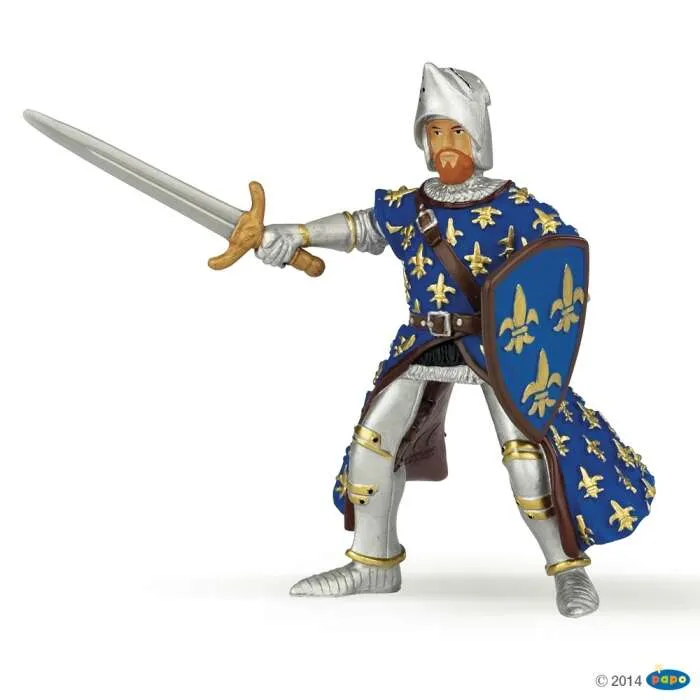 Figurine-prince-Philippe-bleu-Papo Figurine prince Philippe bleu Papo Garantie Incluse