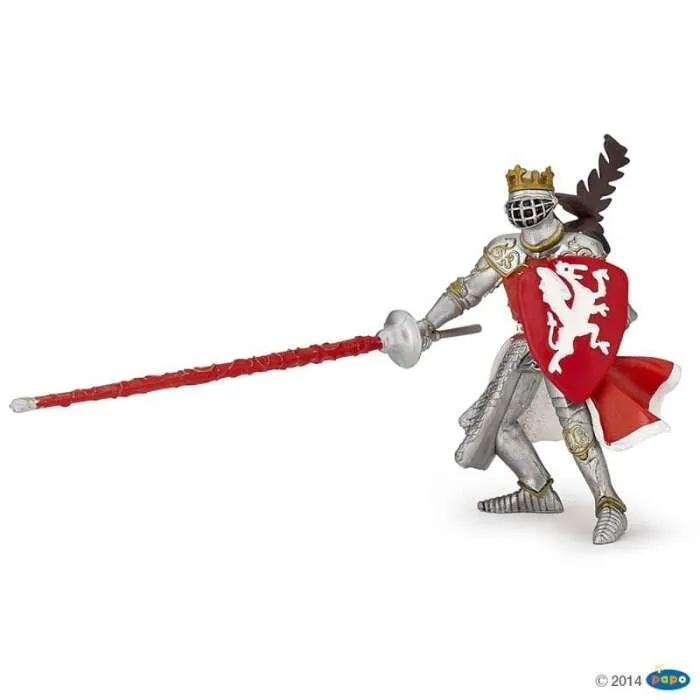 Figurine-roi-au-dragon-rouge-Papo Figurine roi au dragon rouge Papo Gros Lot