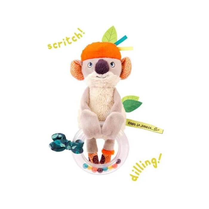 Hochet-anneau-billes-Koco-Dans-la-jungle-Moulin-Roty Hochet anneau billes Koco Dans la jungle Moulin Roty Retour Gratuit