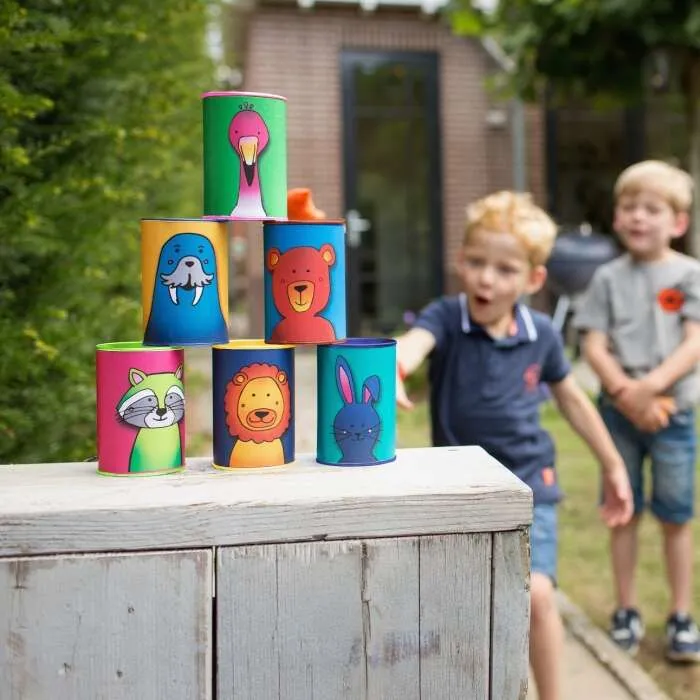 Jeu-chamboule-tout-Animaux-Sauvage-BS-Toys Populaire Jeu chamboule-tout Animaux Sauvage BS Toys
