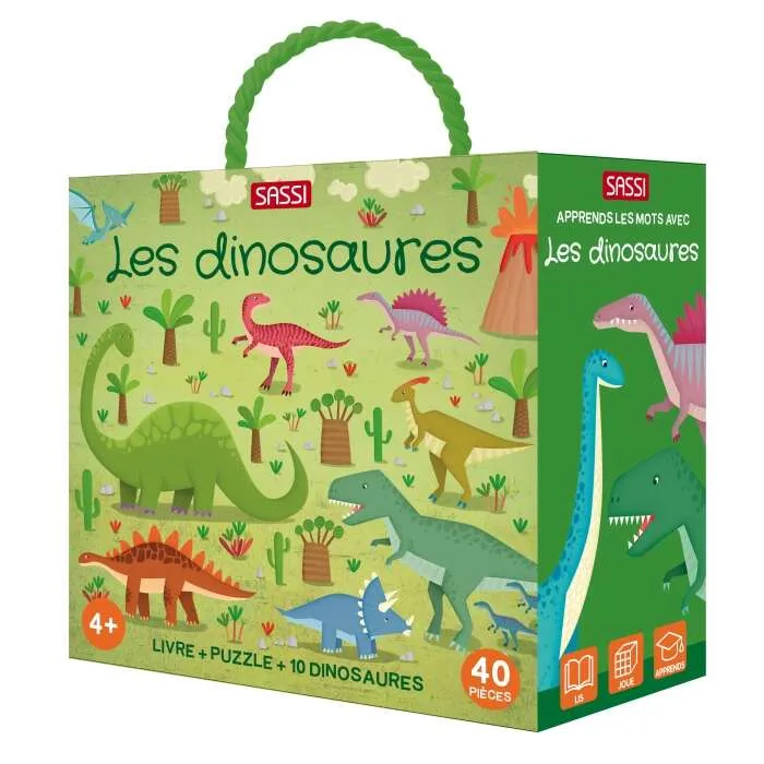 Livre-et-puzzle-Q-box-Les-dinosaures-Sassi-Junior Seulement Aujourd’hui Livre et puzzle Q-box Les dinosaures Sassi Junior
