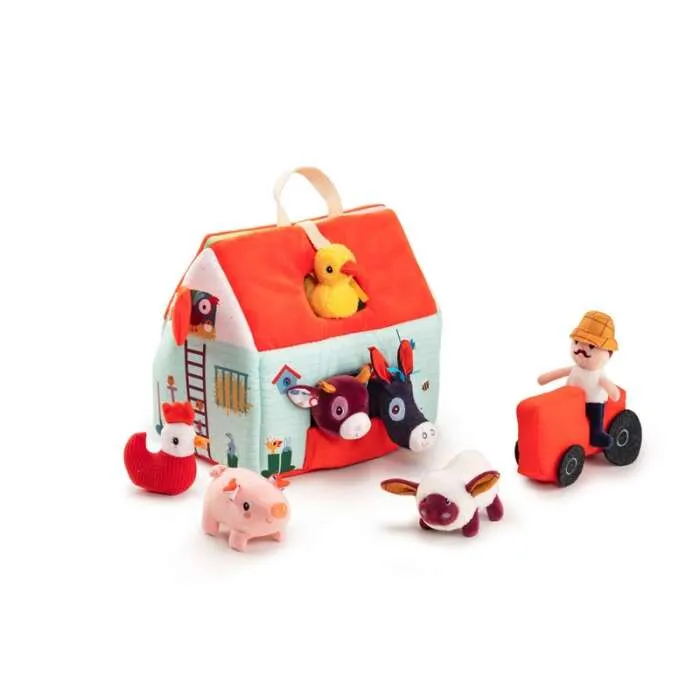 Ma-Première-Ferme-en-tissu-Lilliputiens Offre Spéciale Ma Première Ferme en tissu Lilliputiens