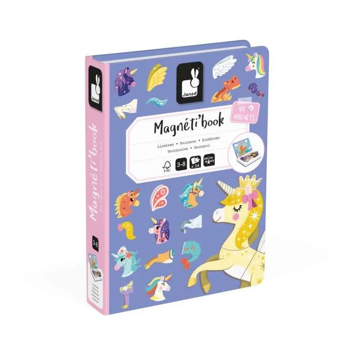 Magnetibook-licornes-Janod Magneti'book licornes Janod Gros Lot