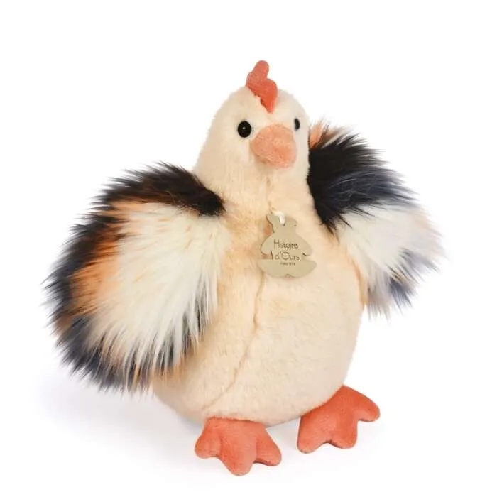 Peluche-Poule-beige-20-cm-Histoire-dours Commander Maintenant Peluche Poule beige 20 cm Histoire d'ours