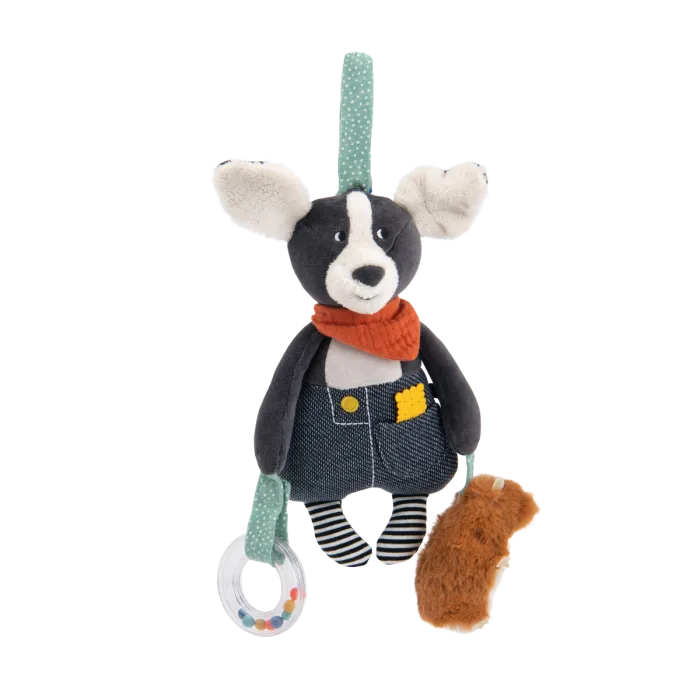 Peluche-dactivités-à-suspendre-Chien-Puce-Puce-Pilou-Moulin-Roty Peluche d'activités à suspendre Chien Puce Puce & Pilou Moulin Roty Prix Bas
