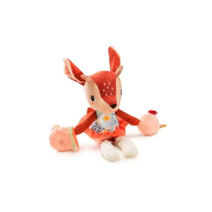 Peluche-multi-activités-Stella-le-faon-Lilliputiens Peluche multi-activités Stella le faon Lilliputiens Certifié