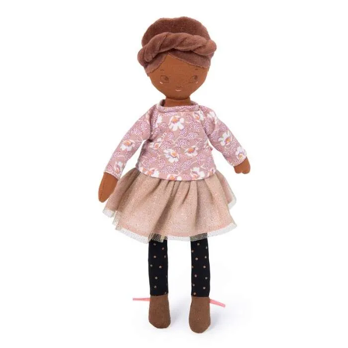 Poupée-Mademoiselle-Rose-Les-Parisiennes-Moulin-Roty Poupée Mademoiselle Rose Les Parisiennes Moulin Roty Retour Gratuit