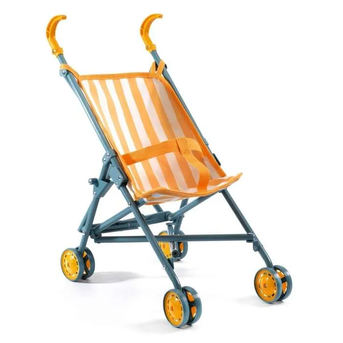 Poussette-pliante-pour-poupon-Sunshine-Pomea-Djeco Poussette pliante pour poupon Sunshine Pomea Djeco Commander Vite