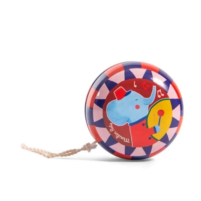 Yoyo-en-métal-éléphant-Moulin-Roty Promotion Saisonnière Yoyo en métal éléphant Moulin Roty