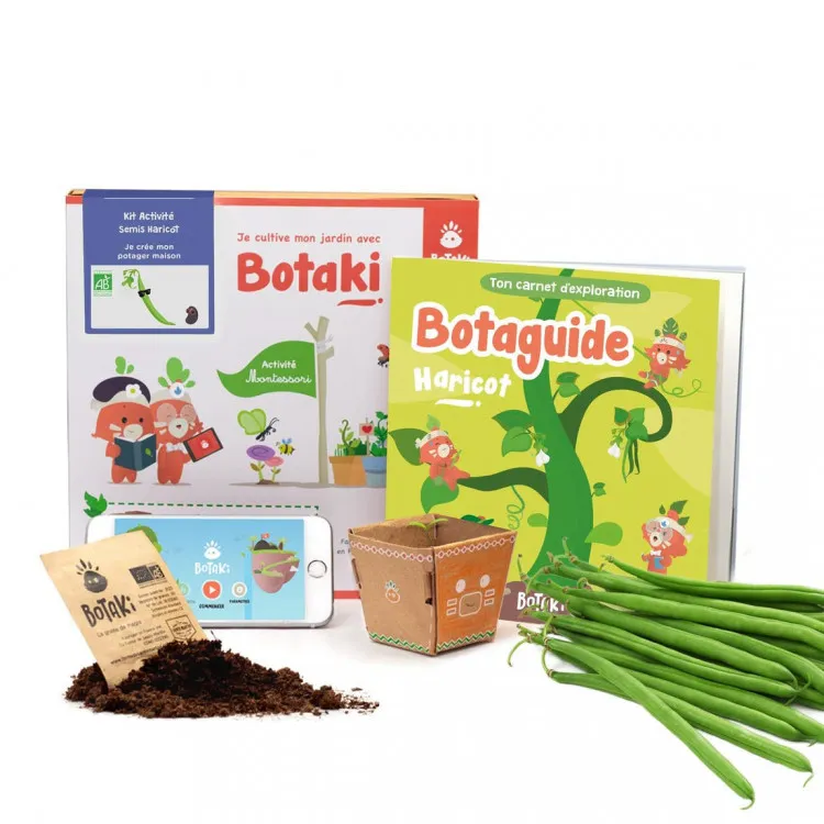 Botaki---Kit-prêt-à-semer-Haricot-7268 Botaki - Kit prêt à semer Haricot Meilleur Choix