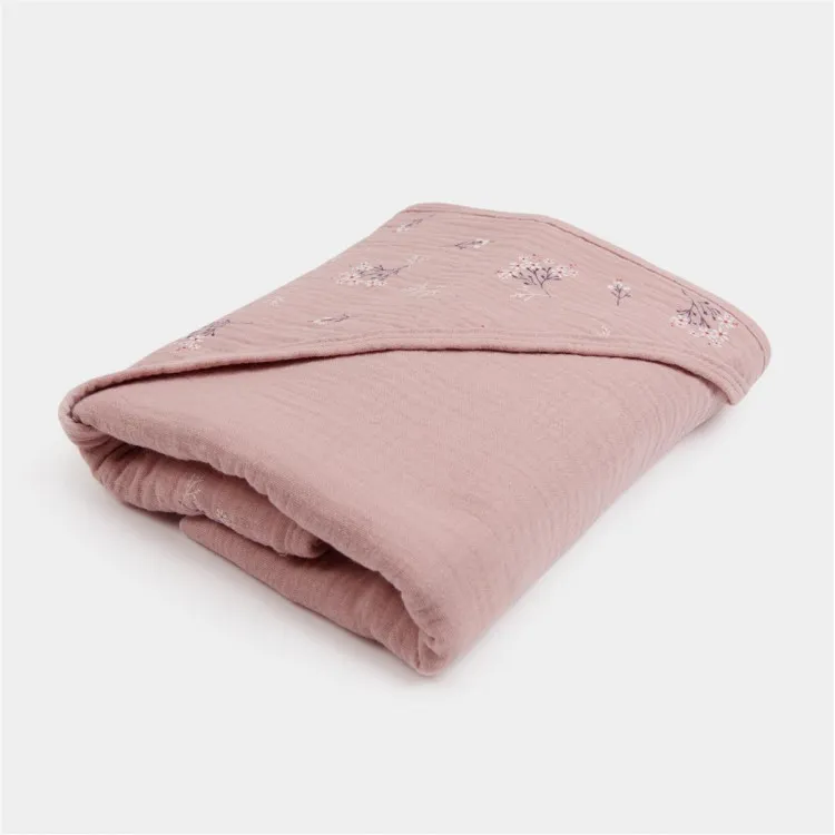 Cape-de-bain-XL-en-mousseline-de-coton---Pink-Heather-10919 Cape de bain XL en mousseline de coton - Pink Heather Haute Qualité