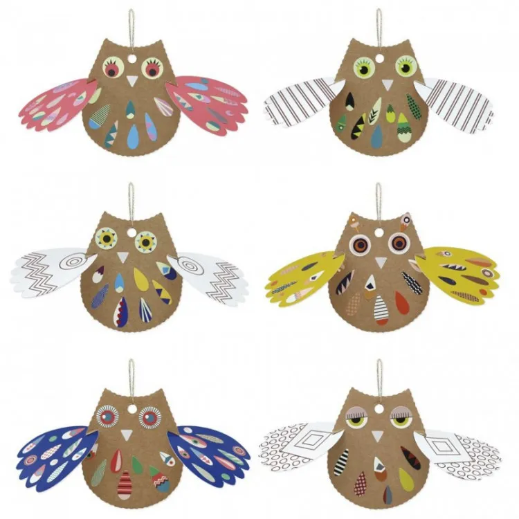 Kit-créatif-Mes-Chouettes-9520 Fait Main Kit créatif Mes Chouettes
