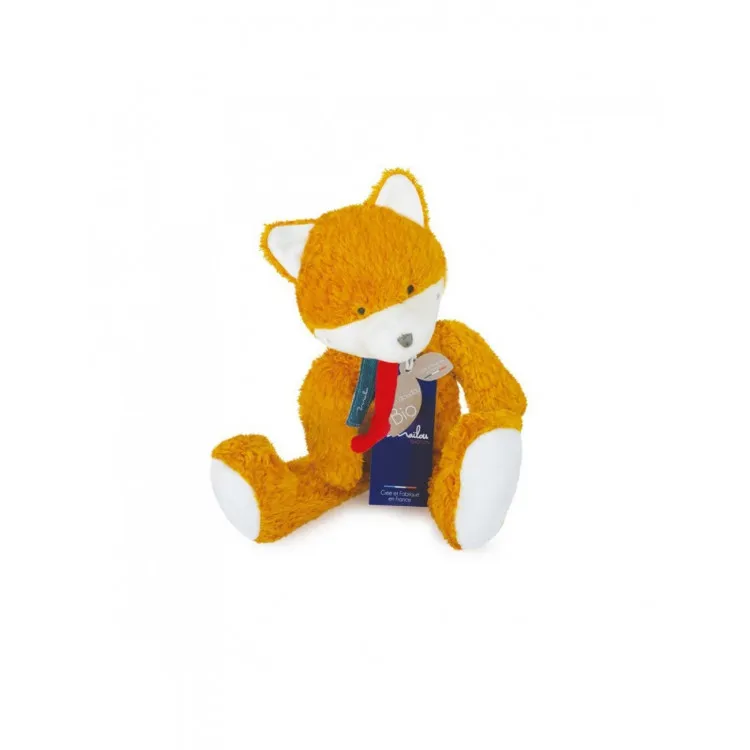 Peluche-Renard-coton-bio-grand-modèle-30-cm-7313 Solde Peluche Renard coton bio grand modèle 30 cm