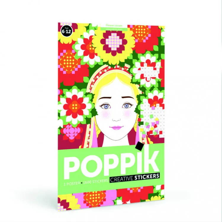 Poster-géant-stickers---Flower-Crown-7730 Achat Immédiat Poster géant stickers - Flower Crown