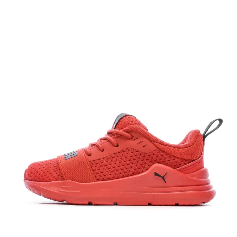 Baskets Rouges Bébé/Garçon Puma Wired Run Satisfait Ou Remboursé