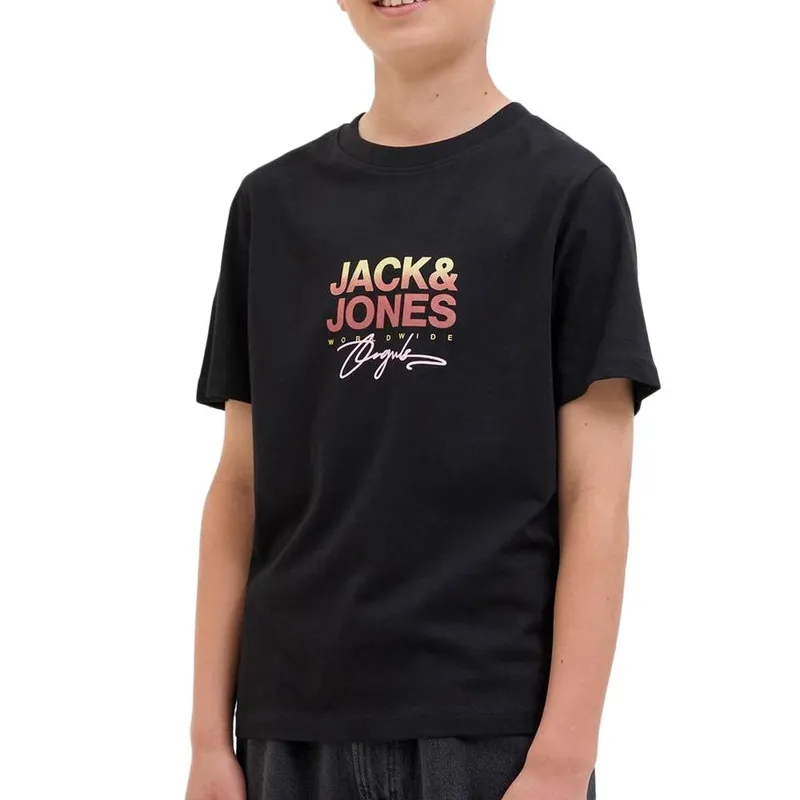T-shirt-Noir-Garçon-Jack-Jones-Canggu-7786 T-shirt Noir Garçon Jack & Jones Canggu Offre Exclusive
