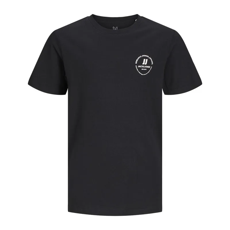 T-shirt-Noir-Garçon-Jack-Jones-Swift-7799 Gros Lot T-shirt Noir Garçon Jack & Jones Swift
