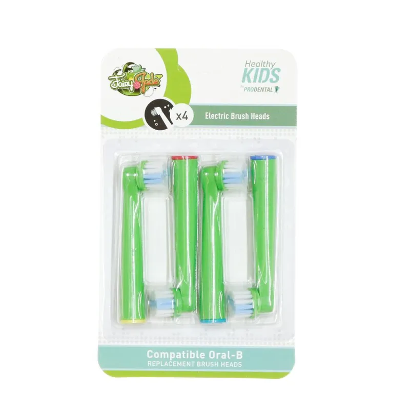 x4-Brossettes-de-Rechange-Rotative-Prodental-Healthy-Kids-Fairy-Jade-10798 Dernière Chance x4 Brossettes de Rechange Rotative Prodental Healthy Kids Fairy Jade
