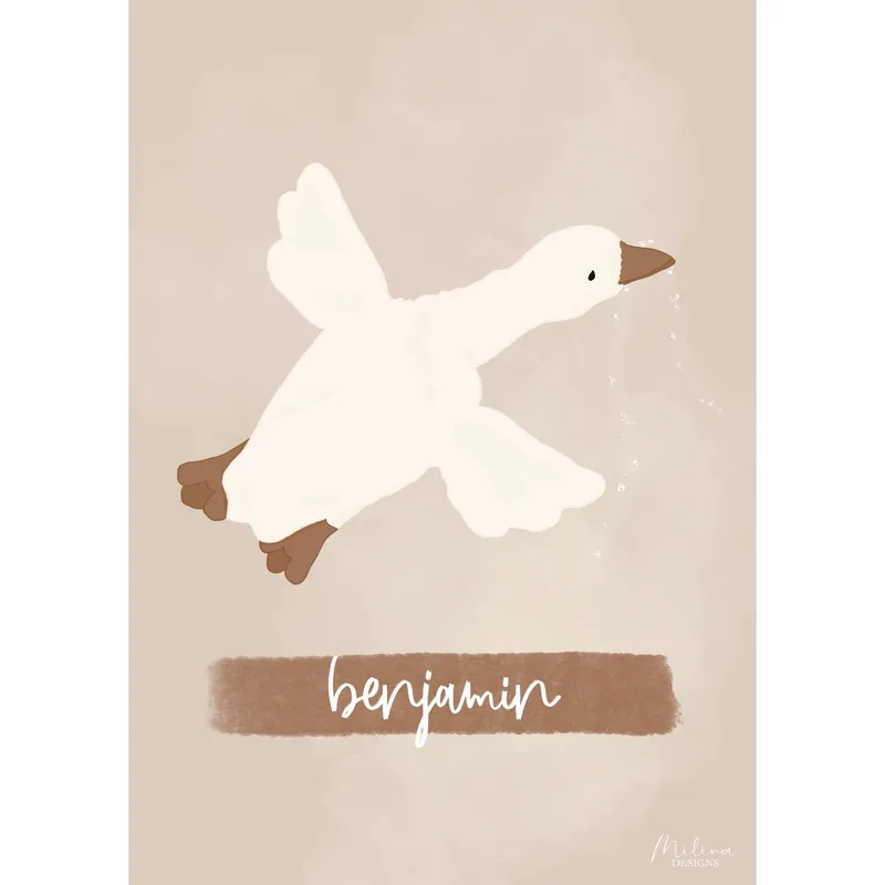 Affiche Lennon personnalisable | Illustration personnalisée | affiche enfant | cadeau naissance Promotion