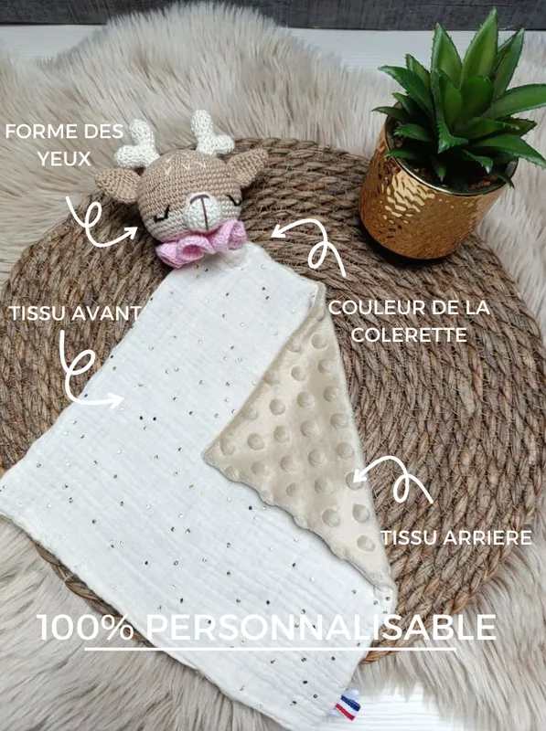 Doudou-biche-crochet Doudou biche crochet Must-Have