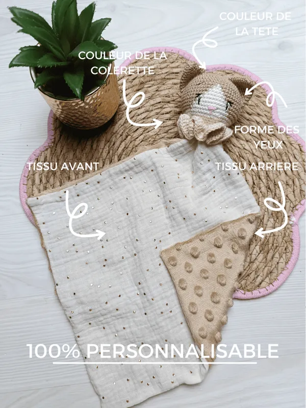 Doudou-chat-crochet Meilleur Prix Doudou chat crochet
