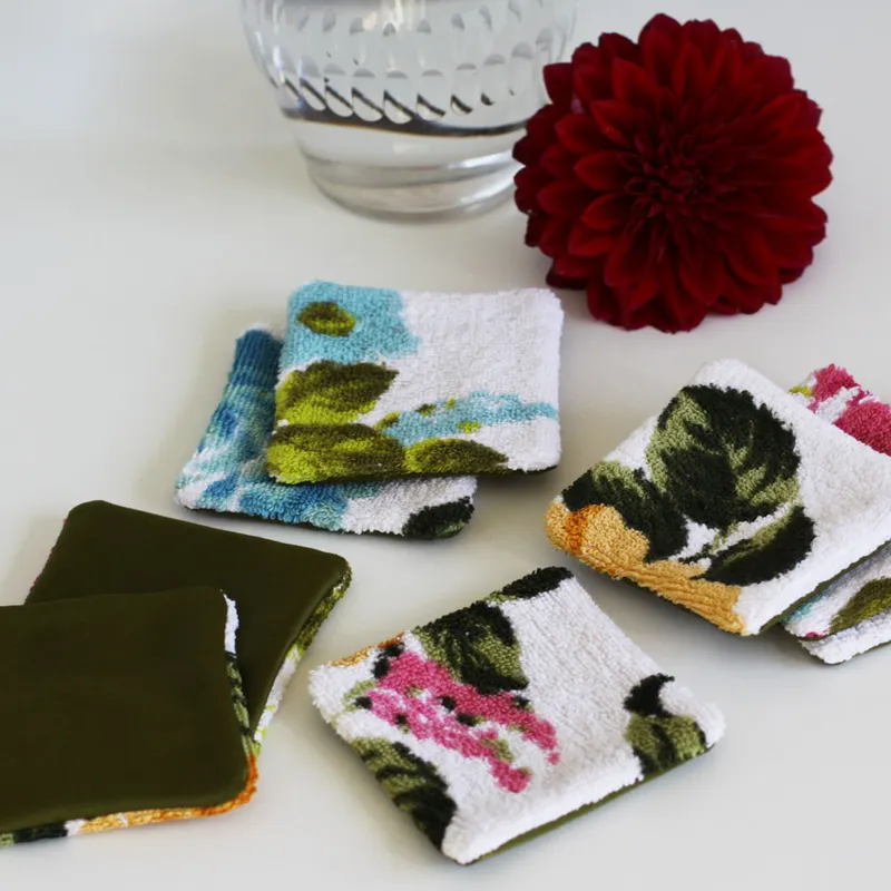 Lot-de-8-lingettes-lavables-upcyclées Lot de 8 lingettes lavables upcyclées Acheter En Ligne