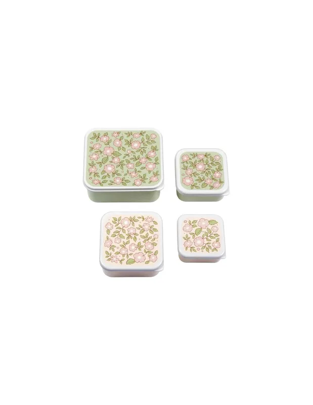 4-boites-à-goûter-Blossoms---A-Little-Lovely-Company-17793 Prix Bas 4 boites à goûter Blossoms - A Little Lovely Company