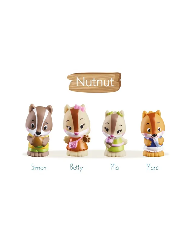 4-personnages-famille-écureuil-Nutnut-Klorofil-15496 Nouvelle Collection 4 personnages famille écureuil Nutnut Klorofil