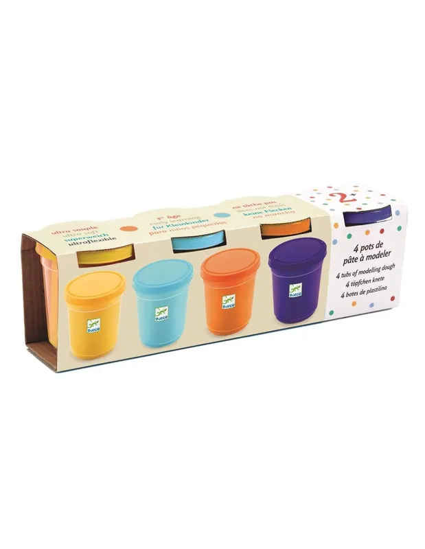 4-pots-de-pâte-à-modeler-nature---Djeco-18220 4 pots de pâte à modeler nature - Djeco Acheter En Ligne