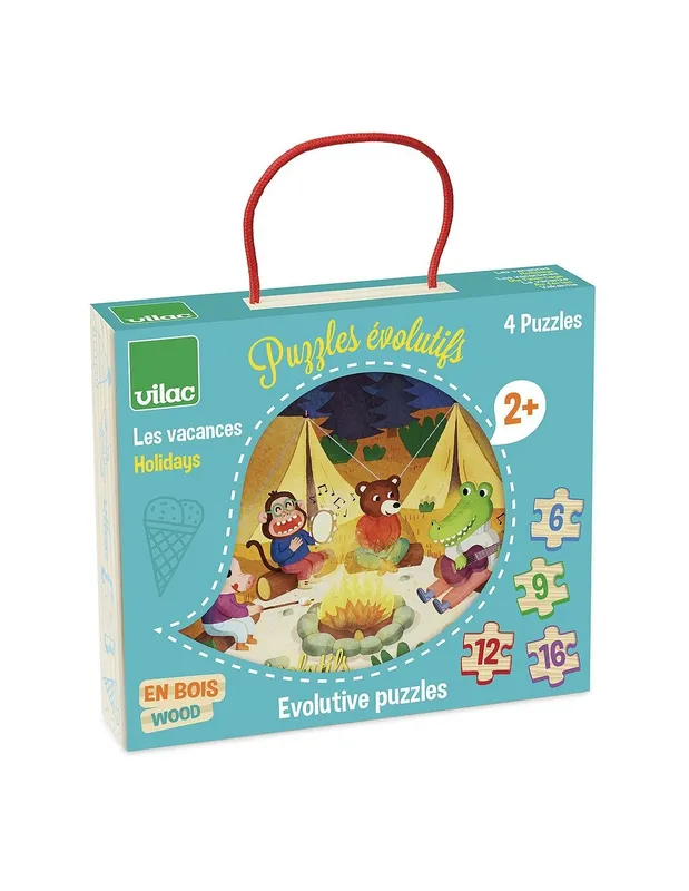 4-puzzles-évolutifs-les-vacances---Vilac-15853 4 puzzles évolutifs les vacances - Vilac Livraison Mondiale