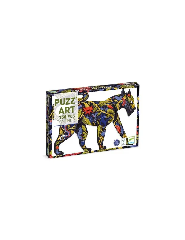 Black-Panther-Puzz039art-150-pièces---Djeco-15127 Usine Directe Black Panther Puzz'art 150 pièces - Djeco