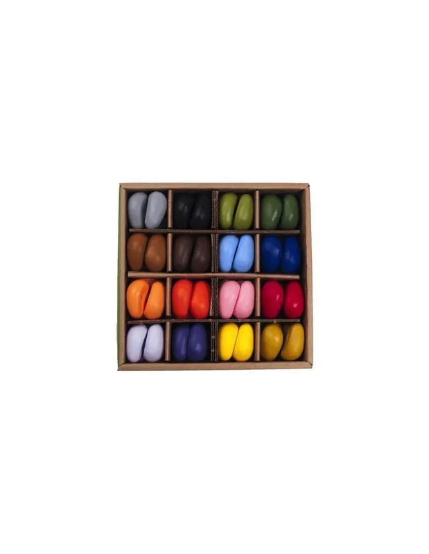Boite-de-64-crayons-en-cire-naturelle---Crayons-Rocks-18086 Boite de 64 crayons en cire naturelle - Crayons Rocks Édition Limitée