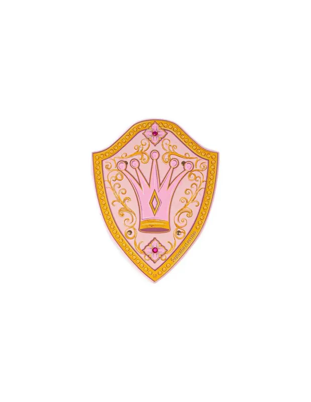 Bouclier-de-princesse-rose-en-mousse---Great-Pretenders-16386 Achat Immédiat Bouclier de princesse rose en mousse - Great Pretenders