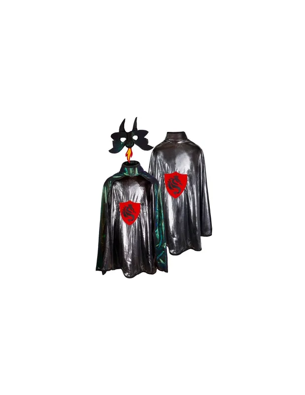 Cape-et-masque-réversibles-chevalier-dragon-4-6-ans---Great-Pretenders-16753 Cape et masque réversibles chevalier dragon 4-6 ans - Great Pretenders Promotion Saisonnière