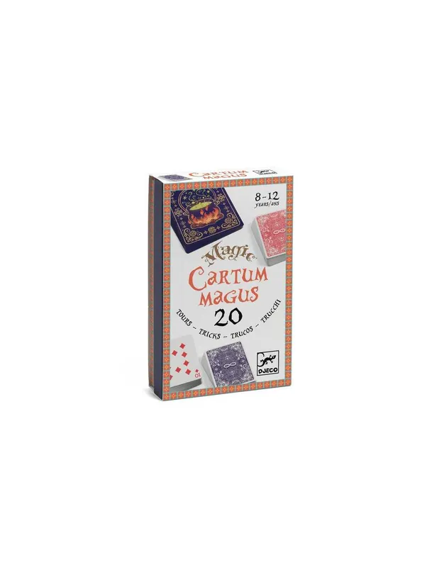 Cartum-Magus-20-tours-de-magie---Djeco-16531 Cartum Magus 20 tours de magie - Djeco Vente Directe