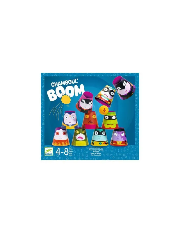Chamboule-tout-Chamboul-Boom---Djeco-18706 Prix Promo Chamboule-tout Chamboul Boom - Djeco