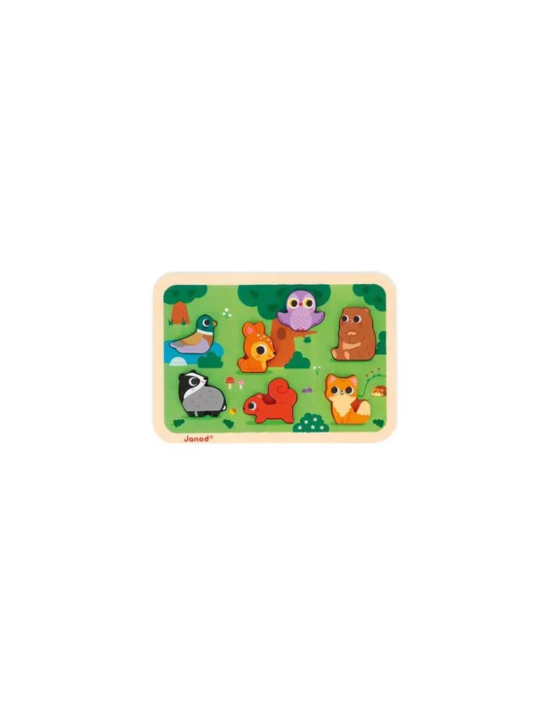 Chunky-puzzle-La-forêt---Janod-14868 Chunky puzzle La forêt - Janod Jusqu’à Épuisement Des Stocks