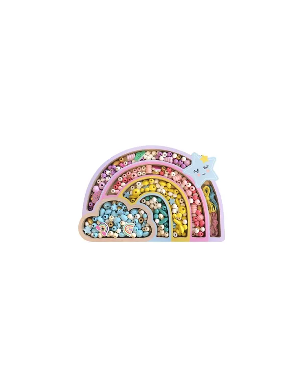 Coffret-arc-en-ciel-400-perles-en-bois---Sycomore-18209 Coffret arc en ciel 400 perles en bois - Sycomore Expédié Aujourd’hui