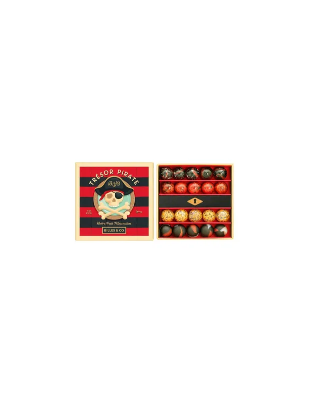 Coffret-de-40-billes-et-galets-Trésor-pirate---Billes-Co-18756 Coffret de 40 billes et galets Trésor pirate - Billes & Co Artisanat