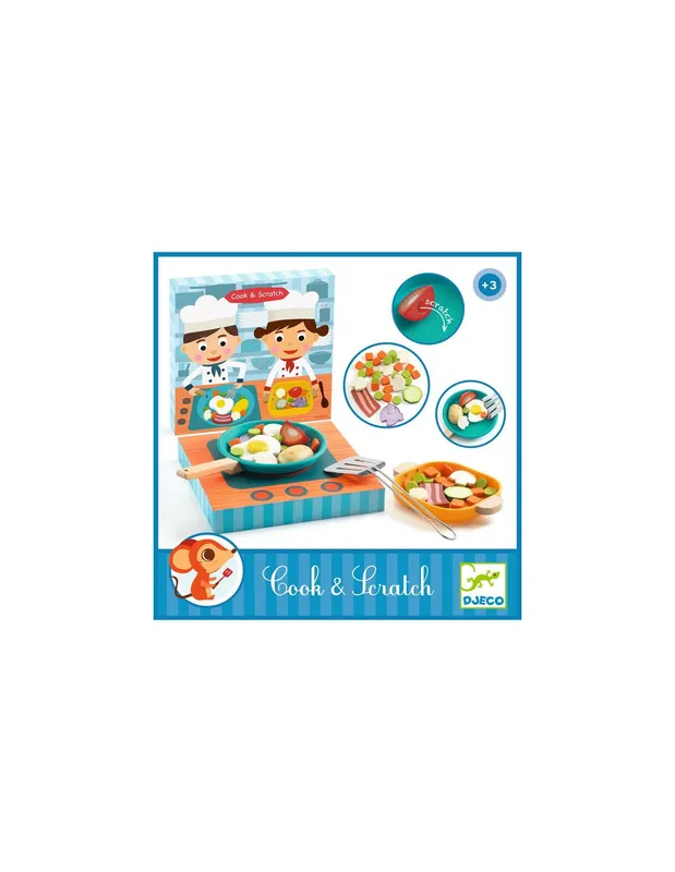 Dinette-Cook-Scratch---Djeco-16947 Promotion Dinette Cook & Scratch - Djeco
