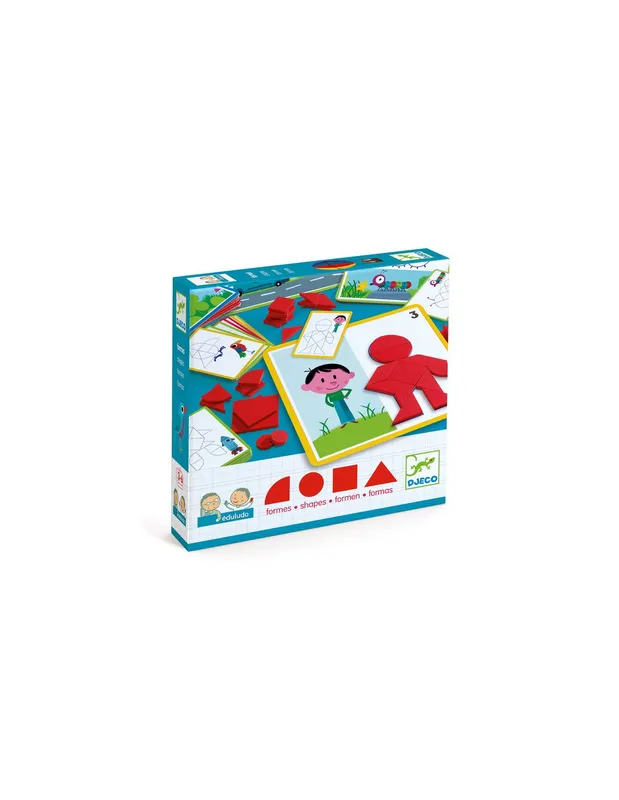 Eduludo-formes---Djeco-15923 Eduludo formes - Djeco Achat Immédiat