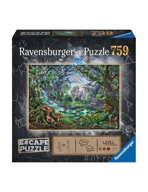 Escape-puzzle-la-licorne---Ravensburger-15915 Garantie Incluse Escape puzzle la licorne - Ravensburger