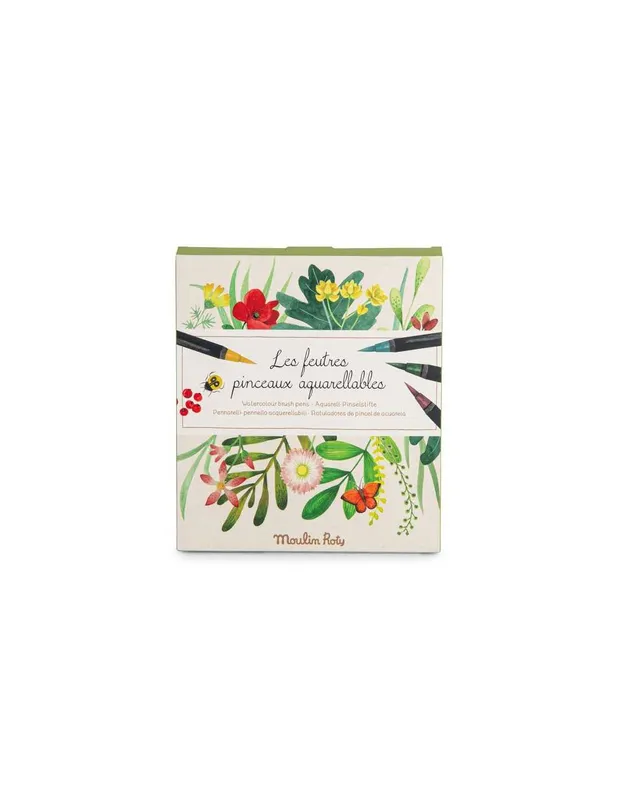 Feutres-pinceaux-aquarellables-Le-Jardin-du-Moulin---Moulin-Roty-17869 Édition Limitée Feutres pinceaux aquarellables Le Jardin du Moulin - Moulin Roty
