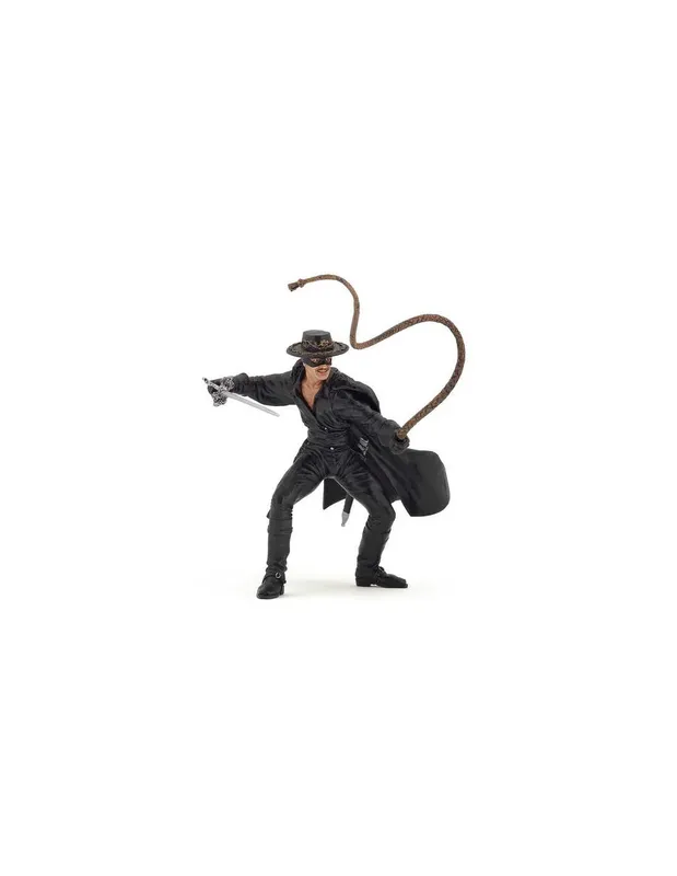 Figurine-Zorro-au-fouet---Papo-16590 Top Qualité Figurine Zorro au fouet - Papo